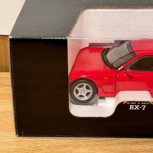 KYOSHO Mazda RX-7 LHD Red 1:18 1/18 Diecast Model No. 08001R NIB Japan - Picture 2 of 12